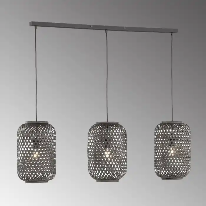 Beste Prijs SCHÖNER-WOHNEN-Kollektion Calla Hanglamp Zwart, 3-lichts