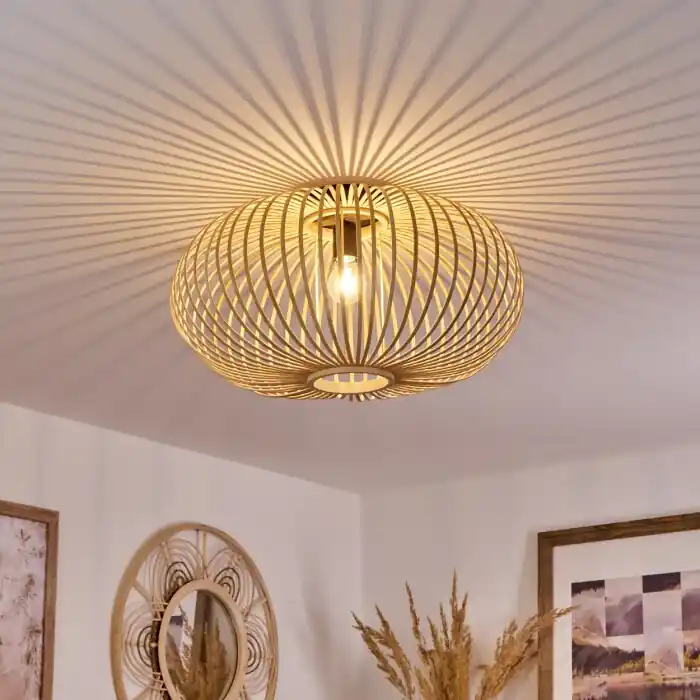 Oravi Plafondlamp Hout licht, 1-licht Alleen Vandaag
