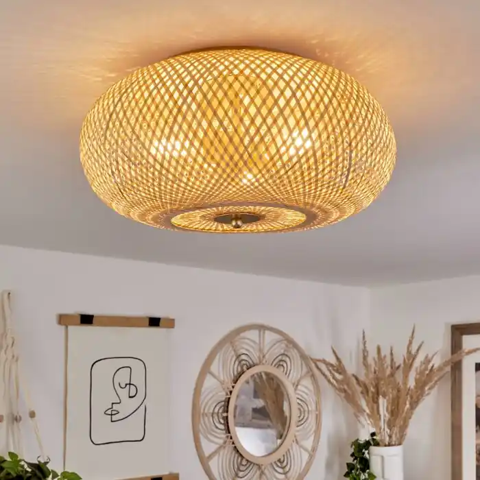 Lage Prijs Bauro Plafondlamp Messing, 3-lichts