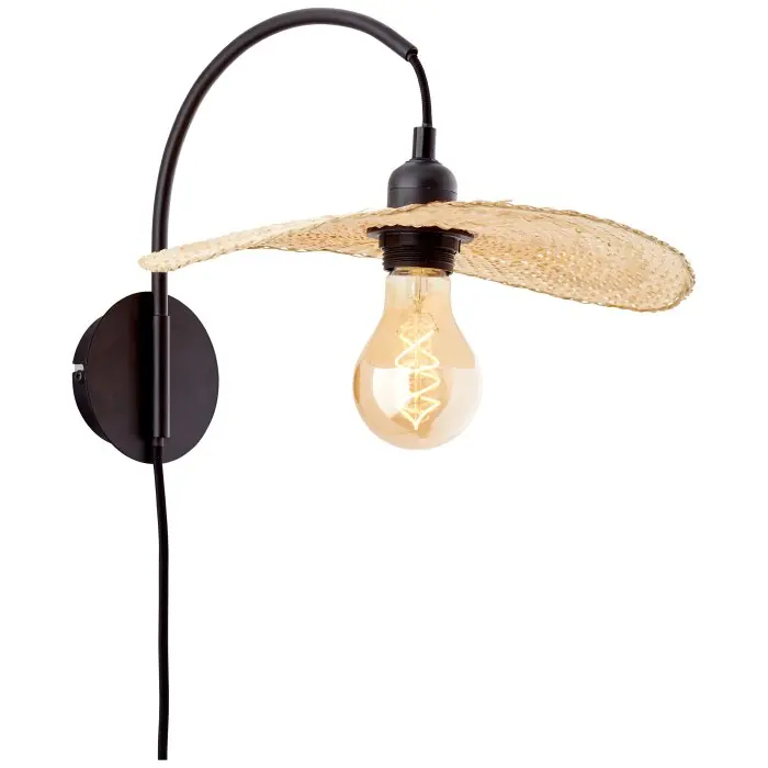 Brilliant Jefter Muurlamp Zwart, 1-licht Must-Have