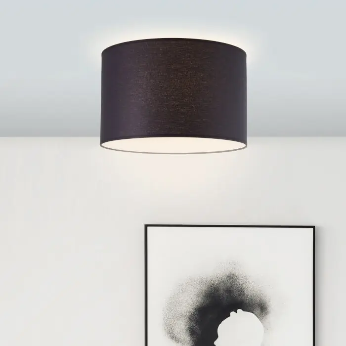 Brilliant Esher Plafondlamp Zilver, 1-licht Koop Online