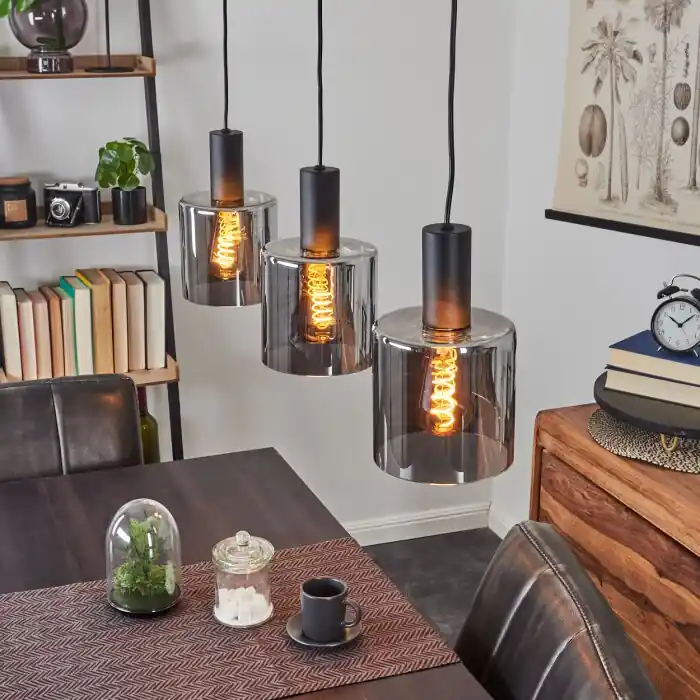 Koop Online Klemtoo Hanglamp Zwart, 3-lichts