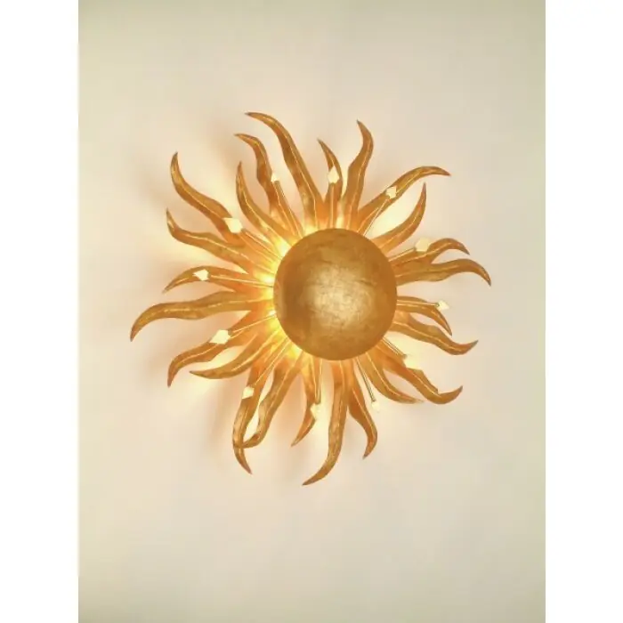 Holländer SONNE PICCOLA Muurlamp Goud, 1-licht Merkproduct
