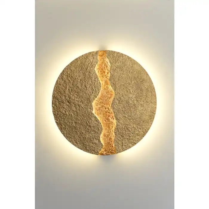 Gereduceerde Prijs Holländer ERUPTION GROSS Muurlamp LED Goud, Red, 1-licht