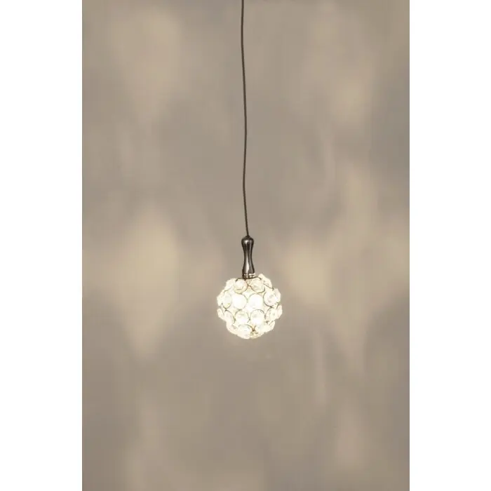 Holländer KUGEL Hanglamp Zilver, 1-licht Speciale Aanbieding