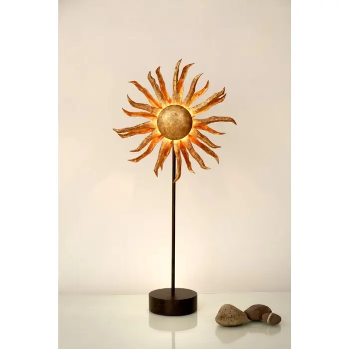 Holländer SONNE Tafellamp Bruin, Goud, Zwart, 6-lichts Bestel Nu