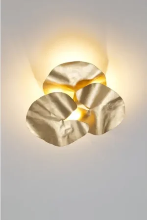 Beperkt Aanbod Holländer CONTROVERSIA Plafondlamp LED Goud, 4-lichts