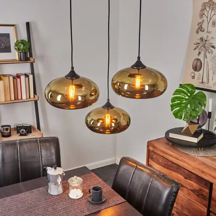 Exclusieve Aanbieding Avonlea Hanglamp Zwart, 3-lichts