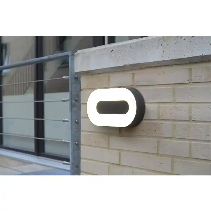 Bestseller Lutec UBLO Buiten muurverlichting LED Zilver, 1-licht