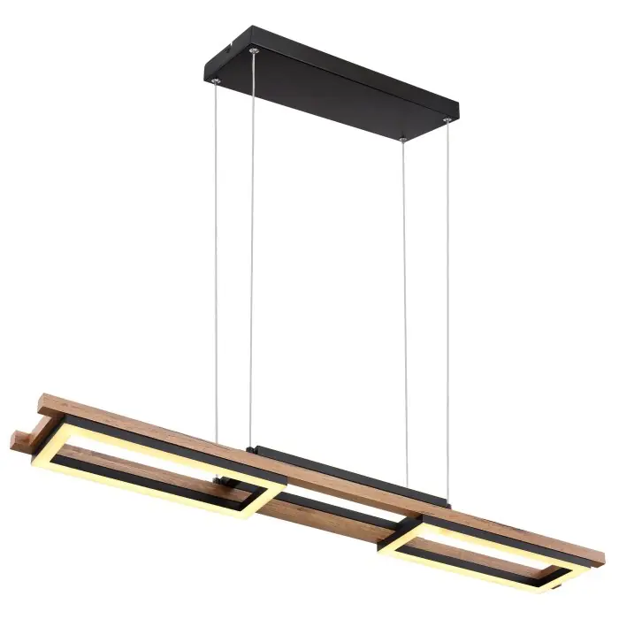 Globo ILLA Hanglamp LED Zwart, 1-licht Shop Nu
