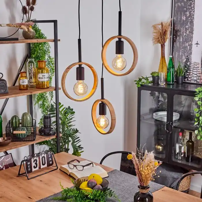 Laatste Versie Hickmann Hanglamp Zwart, 3-lichts