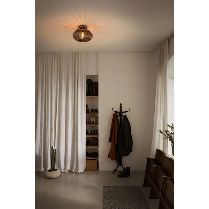 Actieprijs Ledvance 1906 Carved Plafondlamp Zwart, 1-licht