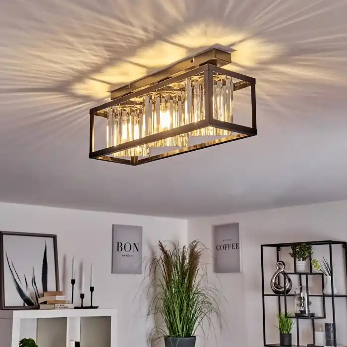 Barracon Plafondlamp Zwart, 3-lichts Koop Vandaag