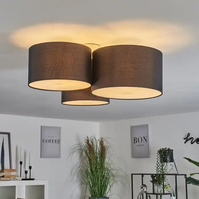 Premium Payette Plafondlamp Wit, 3-lichts