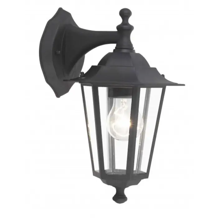 Brilliant Crown Buiten muurverlichting Zwart, 1-licht Superprijs