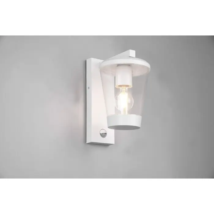 Trio Cavado Buiten muurverlichting Wit, 1-licht, Bewegingsmelder Gereduceerde Prijs