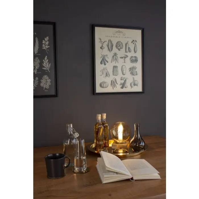 Rechtstreeks Van De Fabrikant Luce Design PLUTO Tafellamp Goud, 1-licht