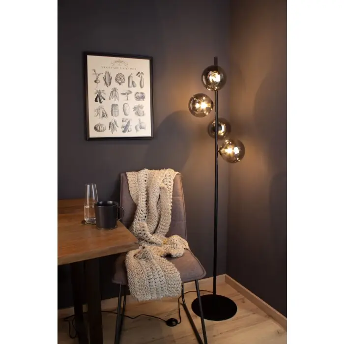 Luce Design NEPTUN Staande lamp Zwart, 4-lichts Koopje