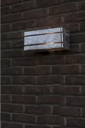 Alleen Vandaag Lutec VIDAR Buiten muurverlichting Gegalvaniseerd, 1-licht