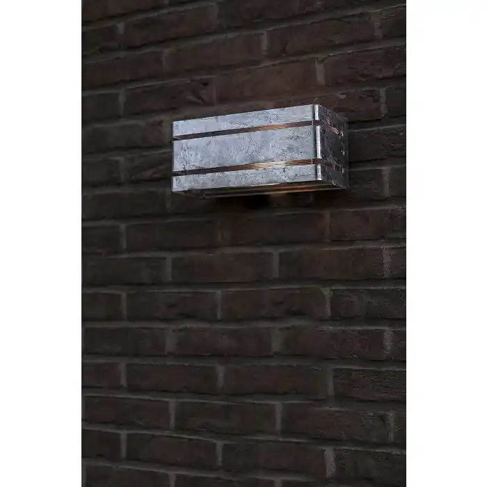 Alleen Vandaag Lutec VIDAR Buiten muurverlichting Gegalvaniseerd, 1-licht