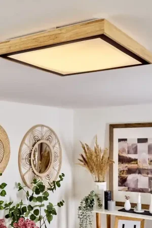 Aanbieding Corinto Plafondpaneel LED Natuurlijke kleuren, Zwart, 1-licht
