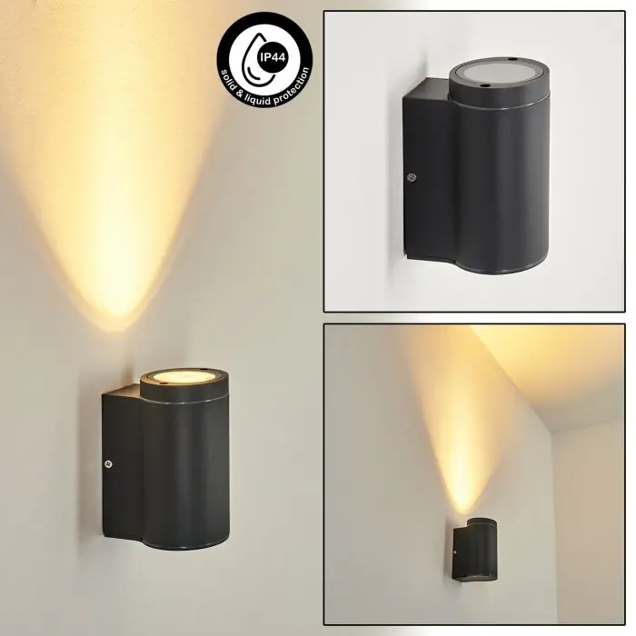 Aanbieding Cebuentos Buiten muurverlichting Grijs, 1-licht