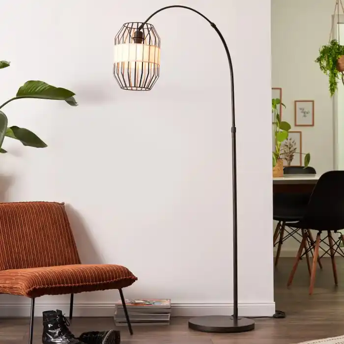 Speciale Aanbieding Brilliant Slope Staande lamp Zwart, 1-licht