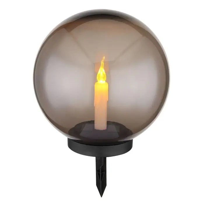 Globo Solarlamp LED Zwart, 1-licht Lage Kosten