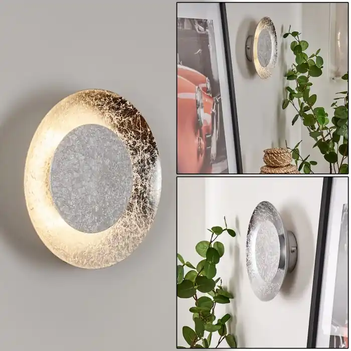 Nieuw Merlo Muurlamp LED Zilver, 1-licht
