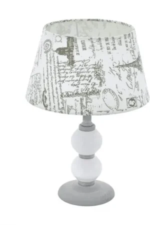 Aanbieding EGLO LARACHE Tafellamp Grijs, Wit, 1-licht