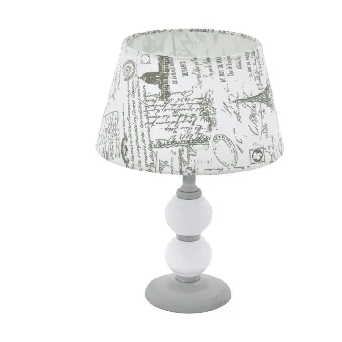 Aanbieding EGLO LARACHE Tafellamp Grijs, Wit, 1-licht