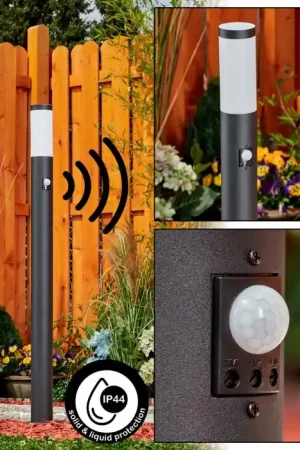 Aanbieding Ruti Padverlichting Zwart, 1-licht, Bewegingsmelder