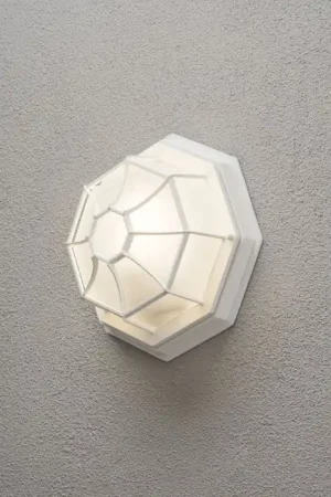 Aanbieding Konstsmide Moranello Muurlamp Wit, 1-licht
