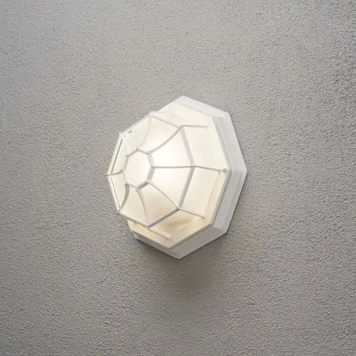 Aanbieding Konstsmide Moranello Muurlamp Wit, 1-licht