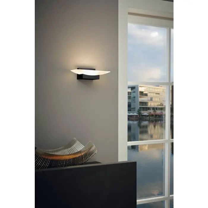 Eglo METRASS Muurlamp LED Zwart, 1-licht Beperkte Voorraad