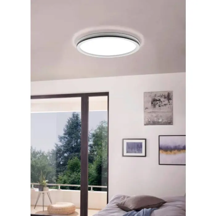 Eglo LAZARAS Plafondlamp LED Wit, 1-licht, Kleurwisselaar Dagaanbieding