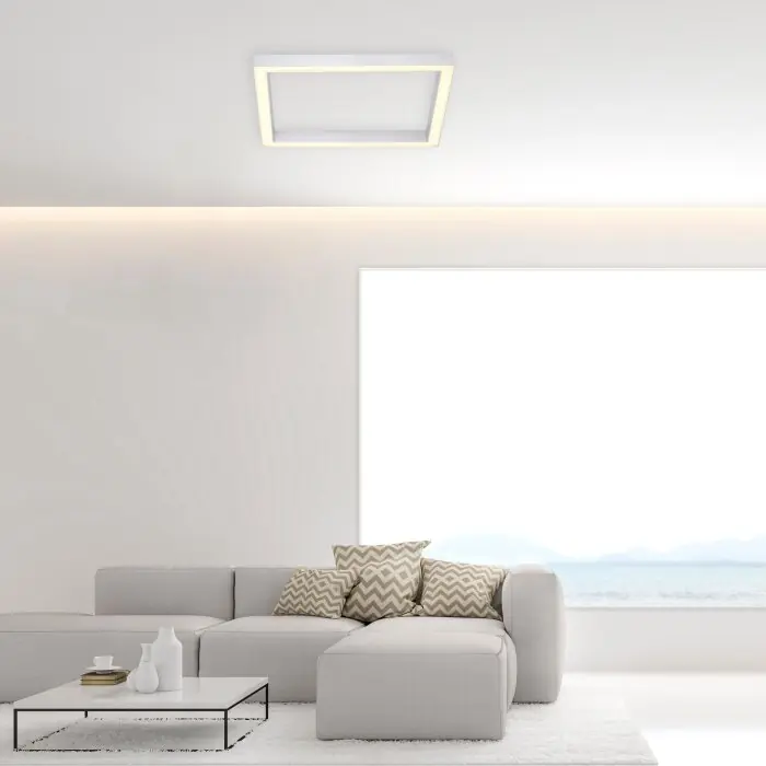 Speciale Aanbieding Paul Neuhaus PURE-LINES Plafondlamp LED Aluminium, 1-licht, Afstandsbediening