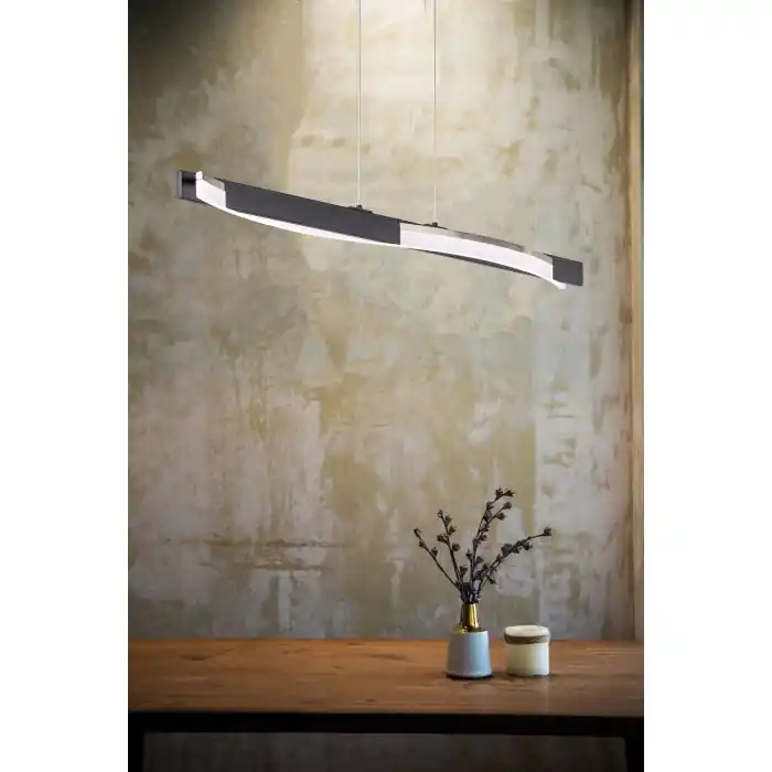Rechtstreeks Van De Fabrikant Fischer & Honsel Bridge Hanglamp LED Zwart, 1-licht