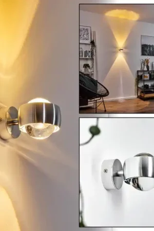 Aanbieding Sapri Muurlamp Zilver, 1-licht