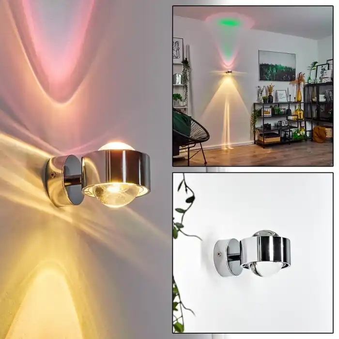Nieuw Sapri Muurlamp Chroom, 1-licht