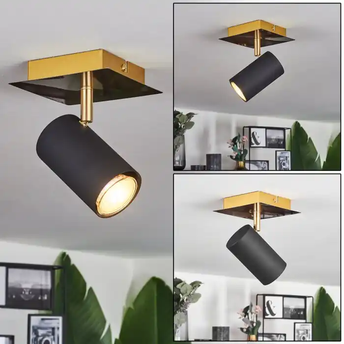 Zuoz Plafondlamp Goud, 1-licht Premium