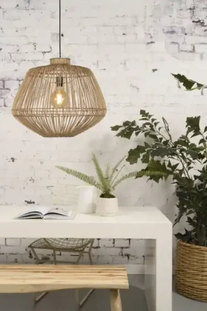 Alleen Vandaag Good & Mojo MADAGASCAR Hanger Zwart, 1-licht