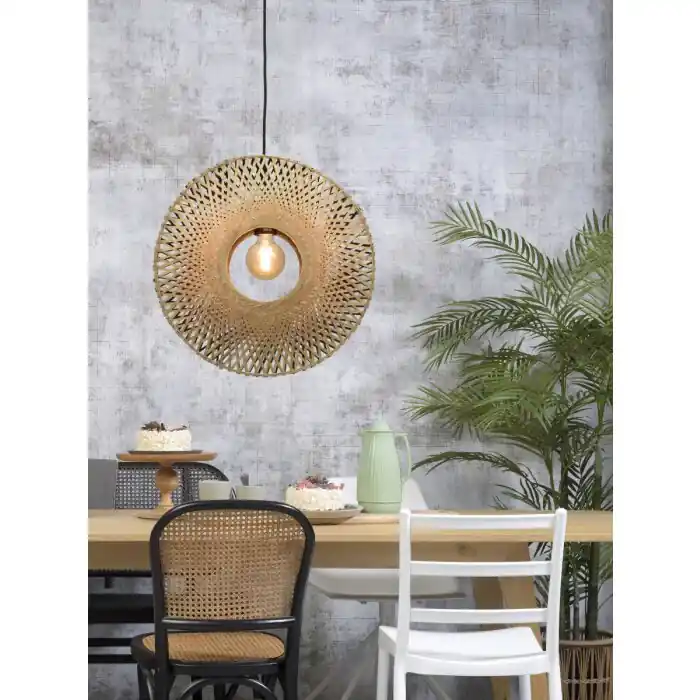 Populair Good & Mojo Kalimantan Hanger Zwart, 1-licht