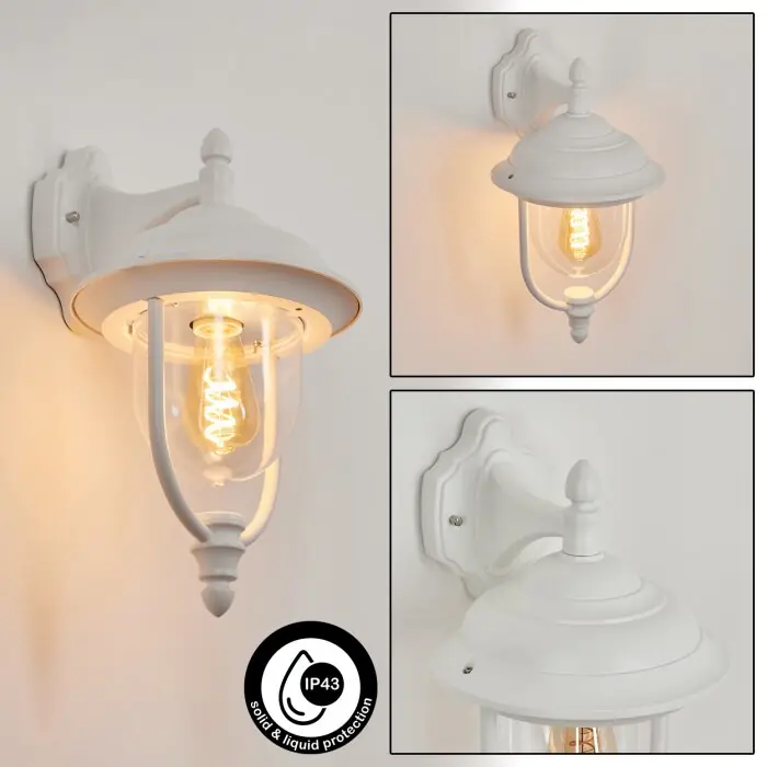 Tingha Buiten muurverlichting Wit, 1-licht Flitsaanbieding