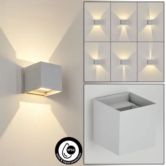 Pyalong Buiten muurverlichting LED Wit, 1-licht Hoge Kwaliteit