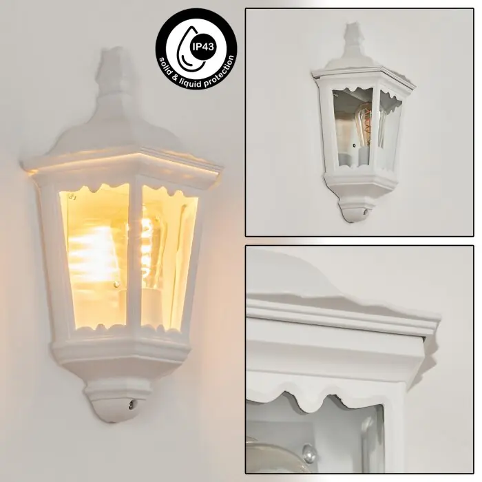 Woocoo Buiten muurverlichting Wit, 1-licht Beste Prijs
