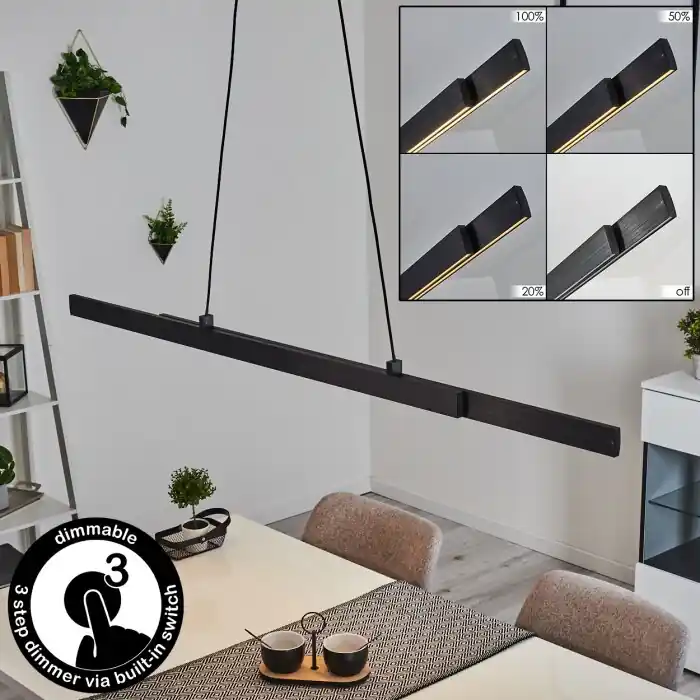 Betrouwbaar Kopila Hanglamp LED Zwart, 1-licht
