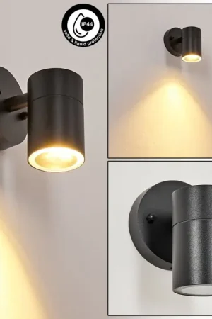 Populair Bessiebelle Buiten muurverlichting Zwart, Wit, 1-licht