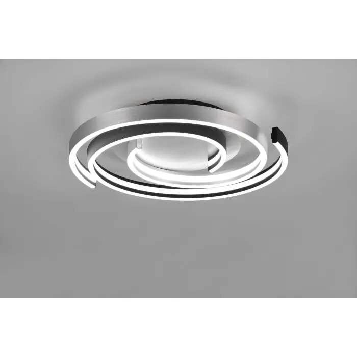 Trio Caya Plafondlamp LED Aluminium, Zwart, 1-licht Rechtstreeks Van De Fabrikant