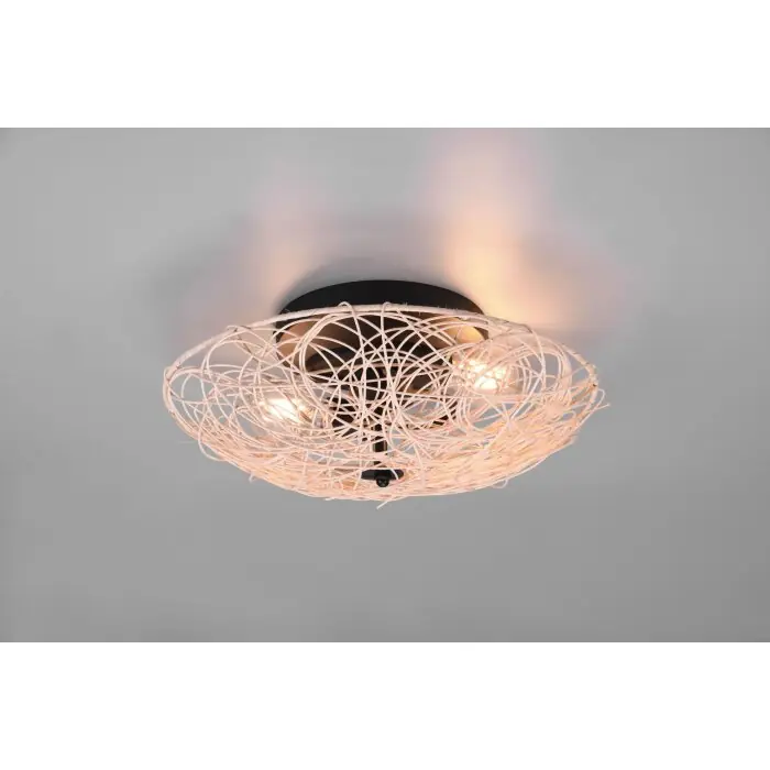 Nu Kopen Reality Lovis Plafondlamp Zwart, 2-lichts